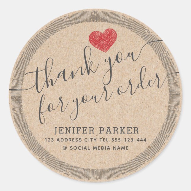 Vintag Dankeschön Drehbuch für die Klassikrunde Runder Aufkleber (Vorderseite)