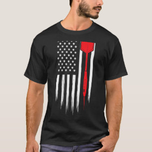 Vintag Darts Board Pub Darts Champion US Patrioti T-Shirt