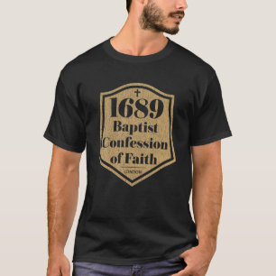 Vintag das 1689 erbaute Baptistische Bekenntnis de T-Shirt