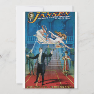 Vintag das große Jansen-Werbeplakat