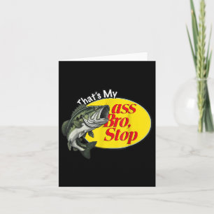 Vintag, dass mein Bro anhält zu fischen Karte