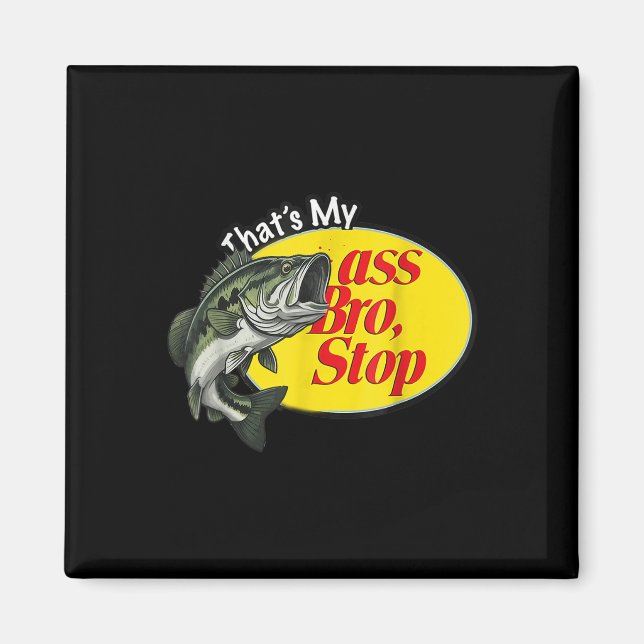 Vintag, dass mein Bro anhält zu fischen Magnet (Vorne)