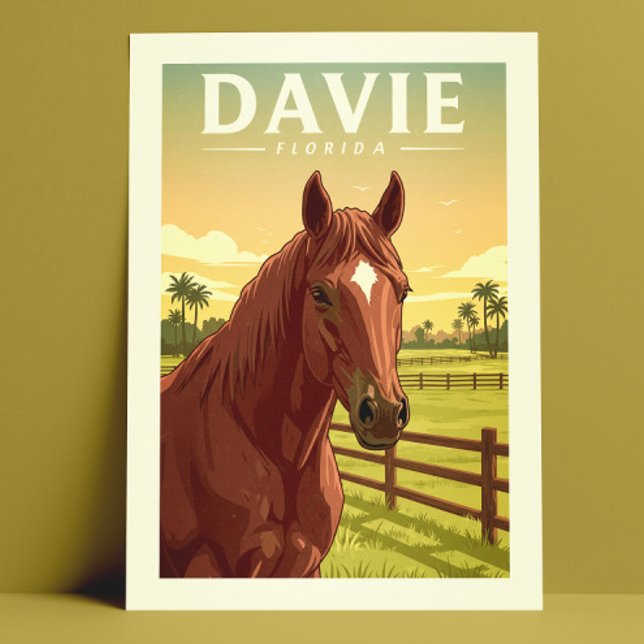 Vintag Davie Florida Postkarte (Von Creator hochgeladen)