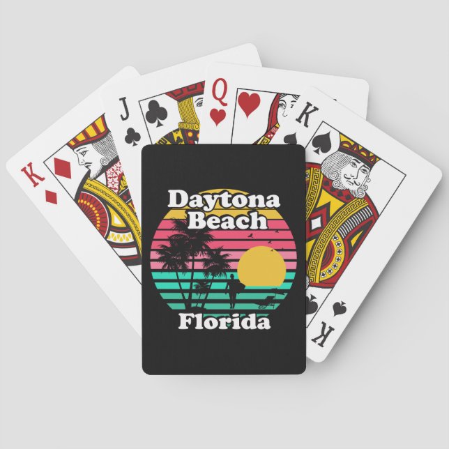 Vintag Daytona Beach Florida Spielkarten (Rückseite)