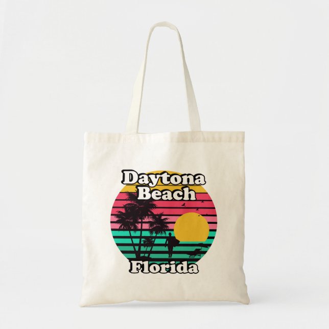 Vintag Daytona Beach Florida Tragetasche (Vorne)