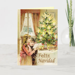 Vintag de Navidad 1902 Feiertagskarte