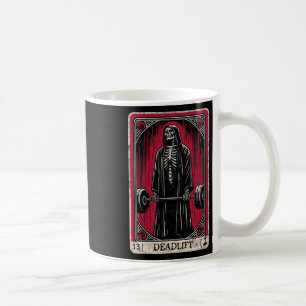Vintag Deadlift Skeleton Halloween Gym Jokes Weig Kaffeetasse