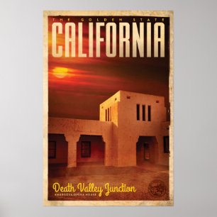 Vintag Death Valley Junction Travel Poster