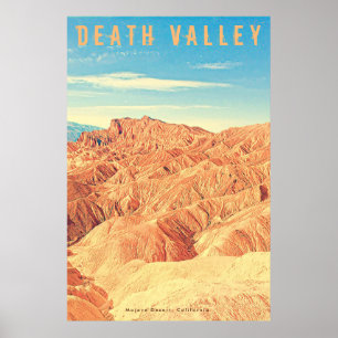 Vintag Death Valley Wüste Travel Poster