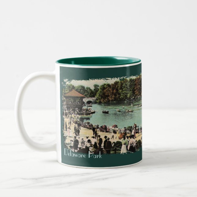 Vintag Delaware Park Kaffee Tasse (Links)
