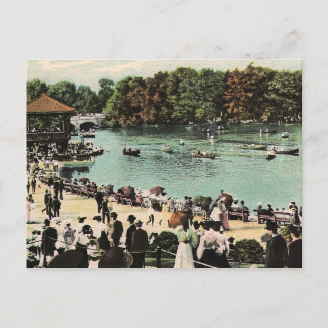 Vintag Delaware Park Postcard Postkarte (Vorderseite)
