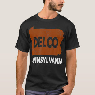 Vintag Delco Landkreis Pennsylvania Philadelphia L T-Shirt