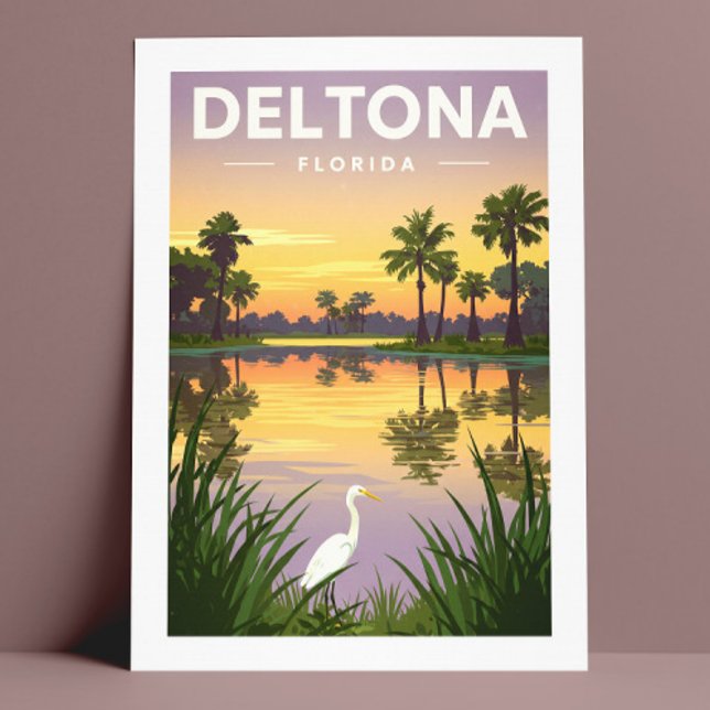 Vintag Deltona Florida Postkarte (Von Creator hochgeladen)