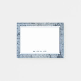 Vintag Denim Sketches Jeans Texture Name Post-it Klebezettel