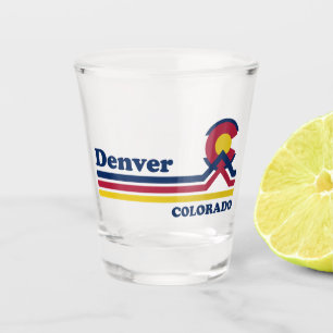 Vintag Denver Colorado Schnapsglas