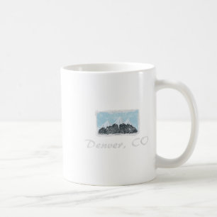 Vintag Denver Colorado Winterski Spaß Kaffeetasse