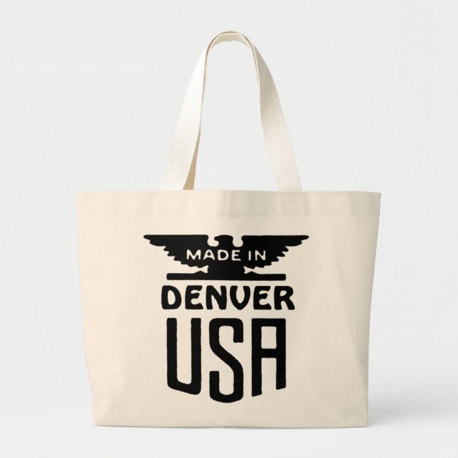 Vintag Denver Patriotic Slogan Tasche (Vorne)