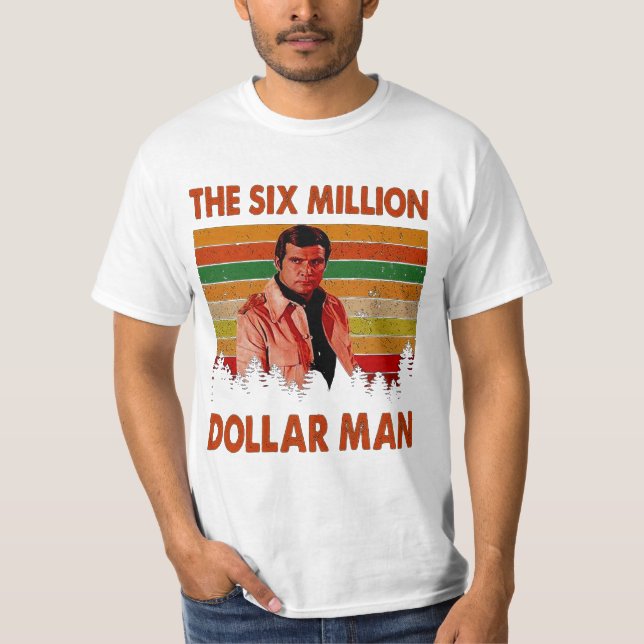 Vintag Der sechs Millionen-Dollar-Mann T-Shirt (Vorderseite)