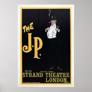 Vintag der Strang London die J.P. Poster