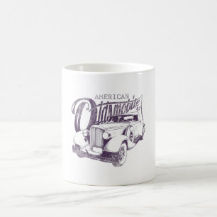 Vintag Design American Oldsmobile Kaffeetasse