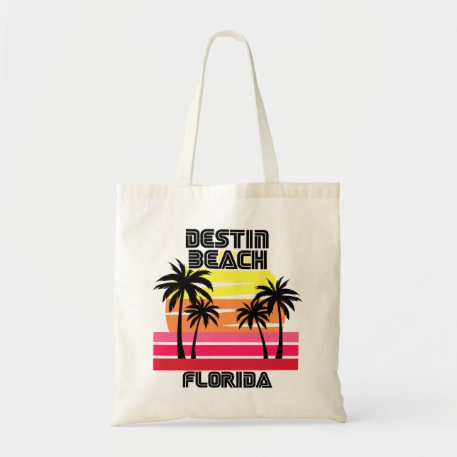 Vintag Destin Beach Florida Tragetasche (Vorne)