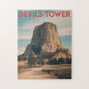 Vintag Devils Tower Puzzle