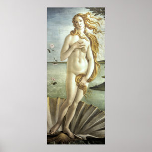 Vintag Die Geburt der Venus von Sandro Botticelli Poster