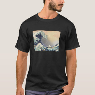 Vintag Die große Welle vor Kanagawa Art Edo Japan T-Shirt