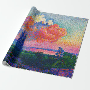 Vintag Die rosa Wolke (1896) Geschenkpapier