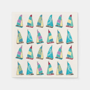 Vintag Dinghies Serviette