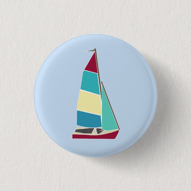 Vintag Dinghy 1 Button (Vorderseite)