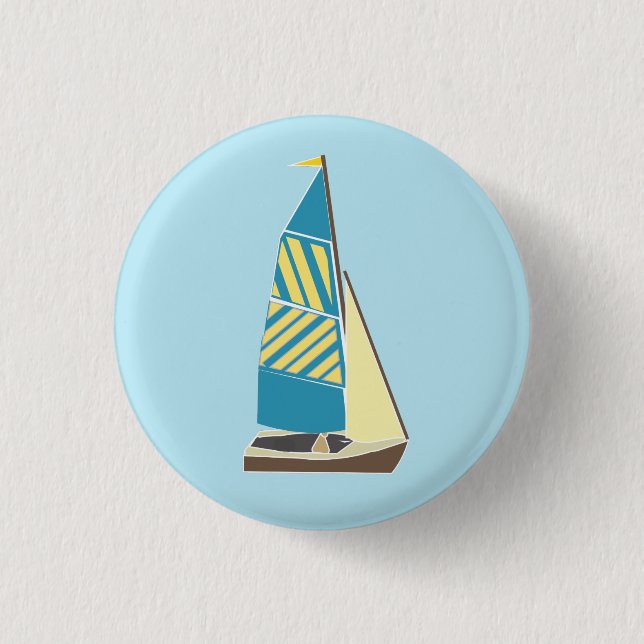 Vintag Dinghy 3 Button (Vorderseite)