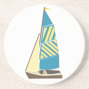 Vintag Dinghy Sandstein Untersetzer