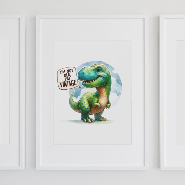 Vintag Dinosaur Delight Poster (Von Creator hochgeladen)