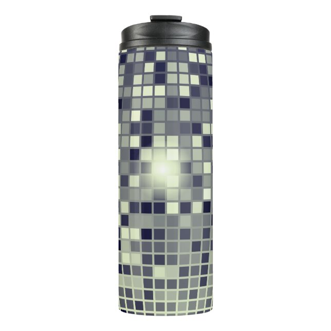 Vintag Disco Vibes Thermosbecher (Vorderseite)