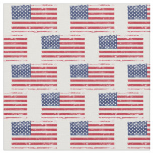Vintag Distressive America Flag Pattern USA Banner Stoff