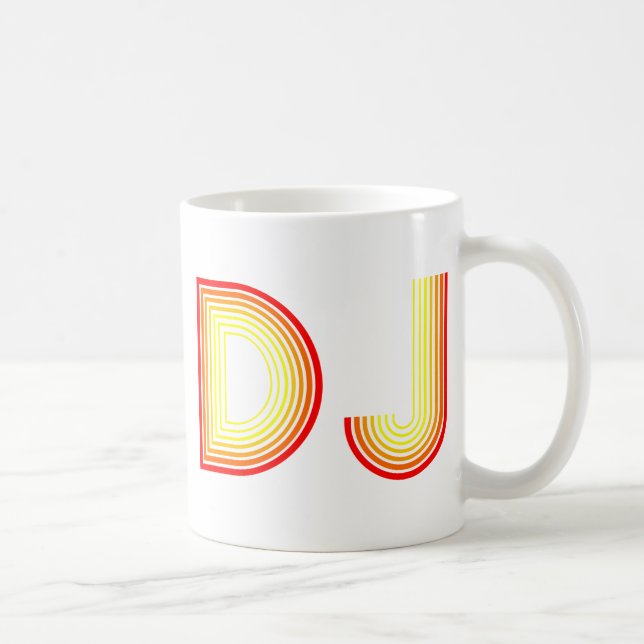 Vintag DJ Kaffeetasse (Rechts)