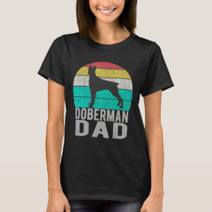 Vintag Doberman Pinscher Vater Retro T-Shirt