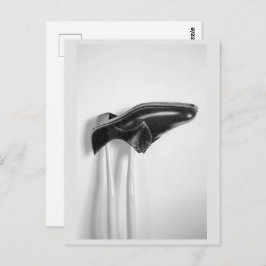 Vintag Doll Recycle Fashion Postcard Postkarte