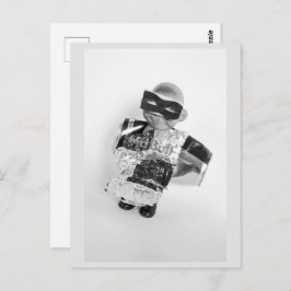 Vintag Doll Recycle Fashion Postcard Postkarte