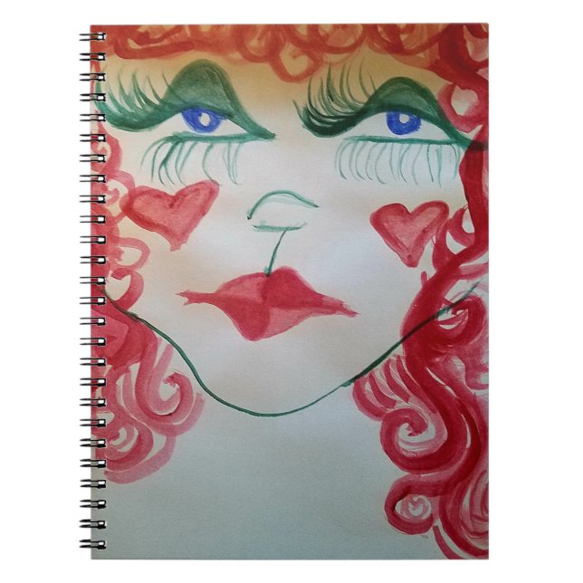 Vintag Doll Vibes Notebook Notizblock (Vorderseite)