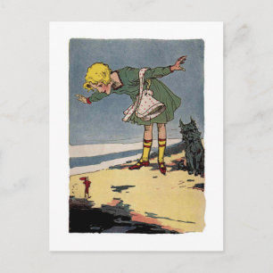 Vintag Dorothy und Toto Postkarte