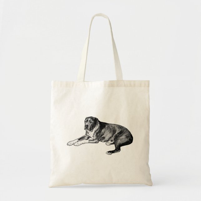 Vintag Dot Style - Loyal Dog Tasche (Vorne)