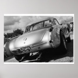 Vintag Drag - 1957 Chevy Corvette Gasser Poster