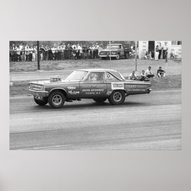 Vintag Drag - McJury Dodge AF/X Poster (Vorne)