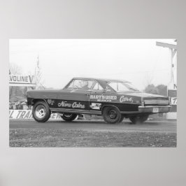 Vintag Drag Racing - 1966 Chevy Nova SS NovaCaine Poster