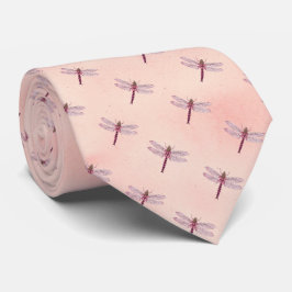 Vintag Dragonfly Floral Neck Tie Krawatte