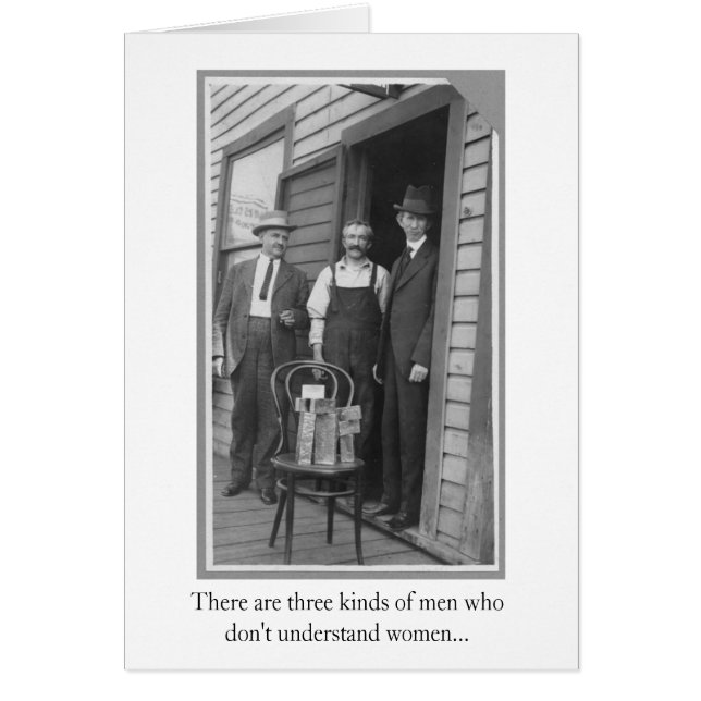 Vintag - Drei Arten von Männern (Vorne)