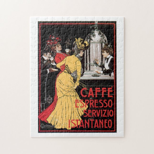 Vintag Drink Coffee Espresso Puzzle (Vertikal)