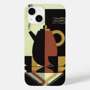 Vintag Drinks Getränke Kaffeepuppe mit Cups Case-Mate iPhone 14 Hülle